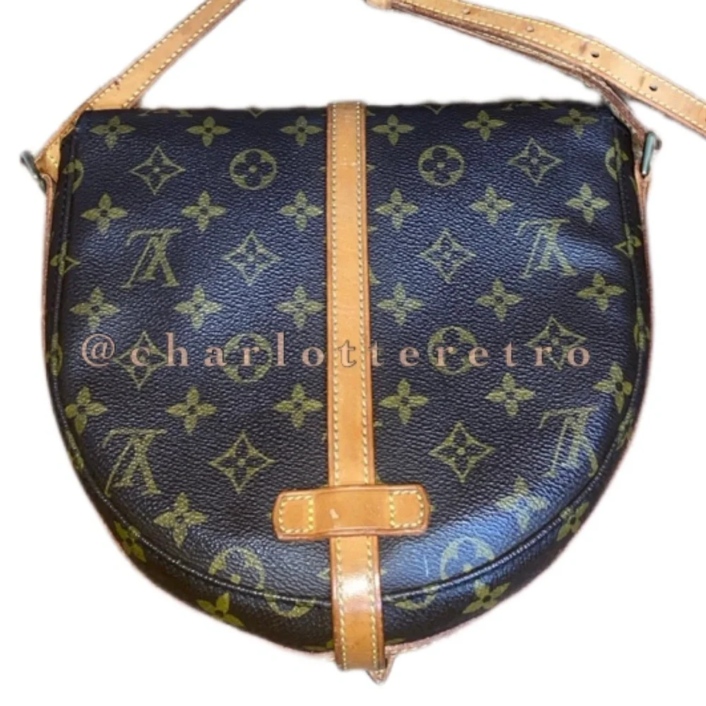 90s vtg Louis Vuitton Chantilly Crossbody • France - Picture 4 of 15